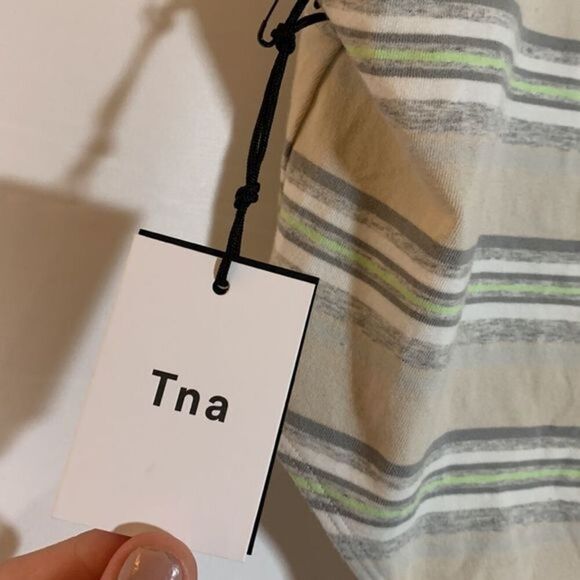 TNA Multi-Coloured Striped Bodysuit NWT - Picture 6 of 7